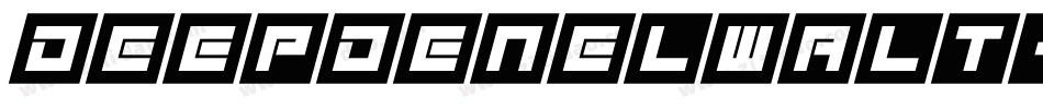 DeepdeneLWAlt-Italic字体转换