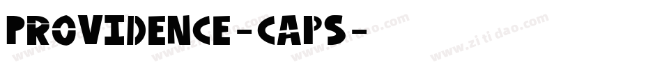 Providence-Caps字体转换