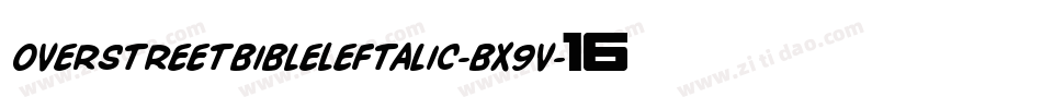OverstreetBibleLeftalic-Bx9V字体转换