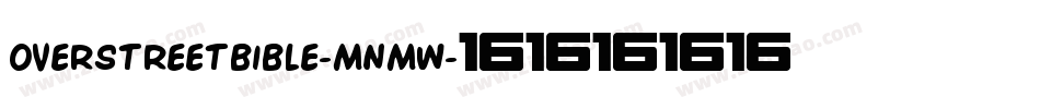 OverstreetBible-Mnmw字体转换 OverstreetBible-Mnmw字体转换