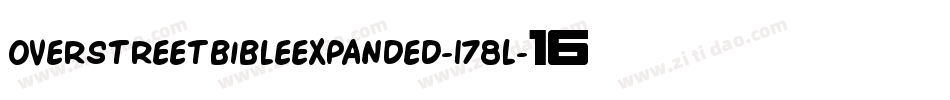 OverstreetBibleExpanded-178L字体转换 OverstreetBibleExpanded-178L字体转换