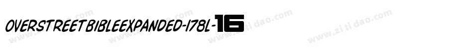 OverstreetBibleExpanded-178L字体转换 OverstreetBibleExpanded-178L字体转换