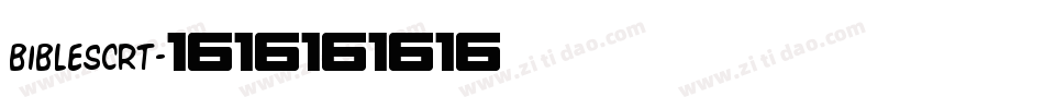 BibleScrT字体转换