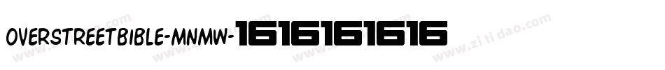 OverstreetBible-Mnmw字体转换 OverstreetBible-Mnmw字体转换