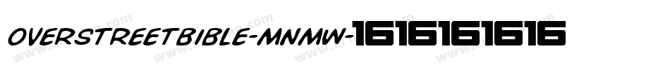 OverstreetBible-Mnmw字体转换 OverstreetBible-Mnmw字体转换