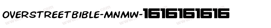 OverstreetBible-Mnmw字体转换 OverstreetBible-Mnmw字体转换
