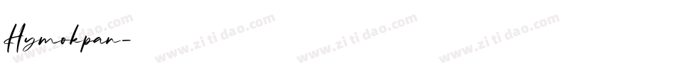 Hymokpan字体转换