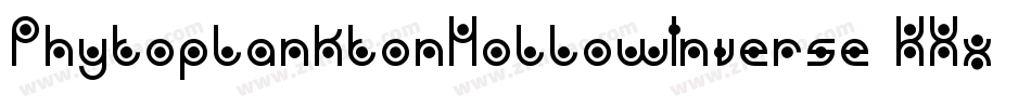PhytoplanktonHollowInverse-KXxe字体转换 PhytoplanktonHollowInverse-KXxe字体转换