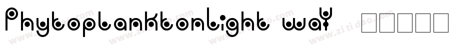PhytoplanktonLight-waY9字体转换