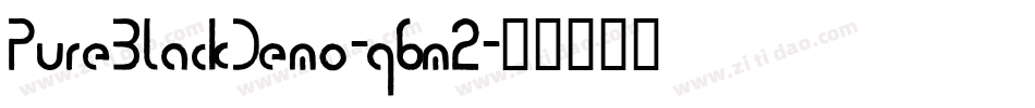 PureBlackDemo-q6m2字体转换