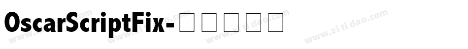 OscarScriptFix字体转换