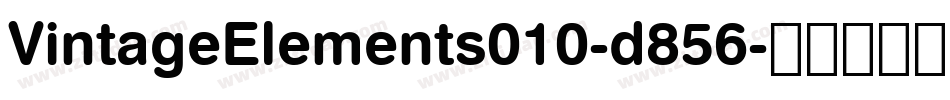 VintageElements010-d856字体转换