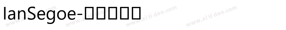 IanSegoe字体转换