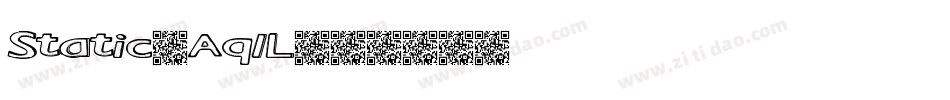 Static-Aq1L字体转换