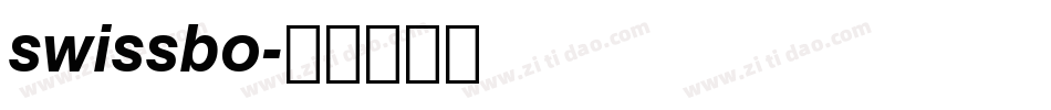 swissbo字体转换