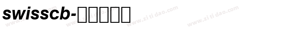 swisscb字体转换