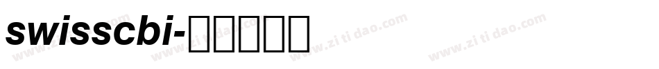 swisscbi字体转换