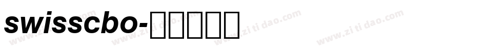 swisscbo字体转换