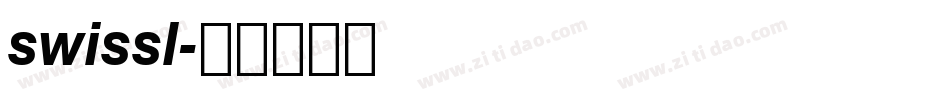 swissl字体转换