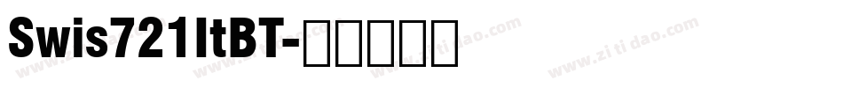 Swis721ItBT字体转换