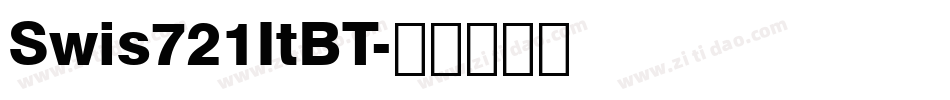 Swis721ItBT字体转换
