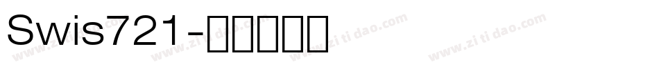 Swis721字体转换