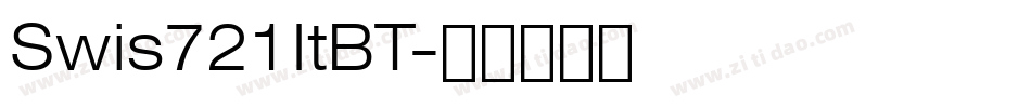 Swis721ItBT字体转换