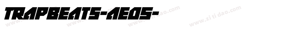 TrapBeats-aeO5字体转换