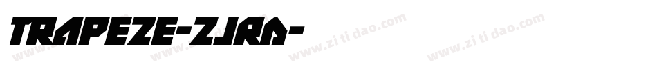 Trapeze-zjRD字体转换