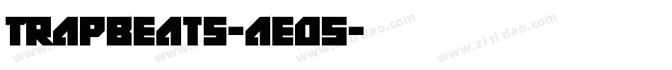TrapBeats-aeO5字体转换