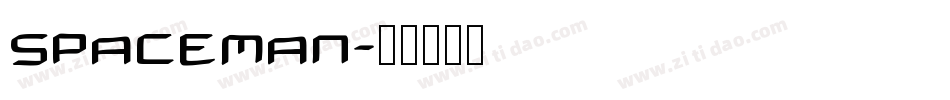 Spaceman字体转换
