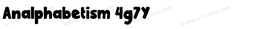 Analphabetism-4g7Y字体转换