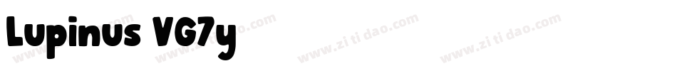 Lupinus-VG7y字体转换
