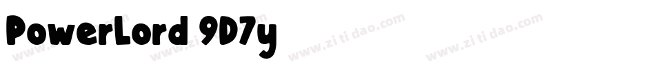 PowerLord-9D7y字体转换