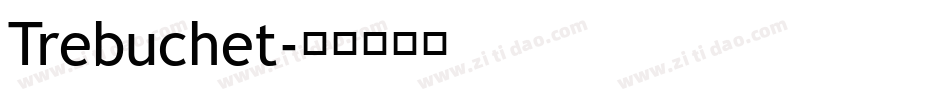 Trebuchet字体转换