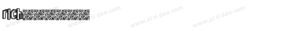 rich字体转换