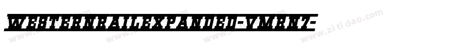 WesternRailExpanded-vmRn7字体转换