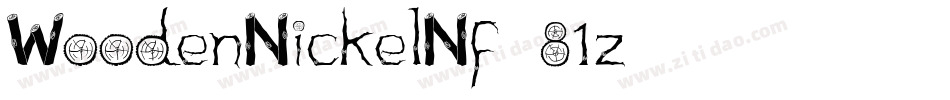 WoodenNickelNf-V81z字体转换