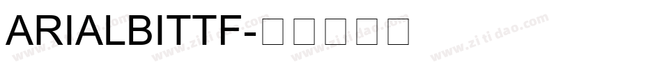 ARIALBITTF字体转换