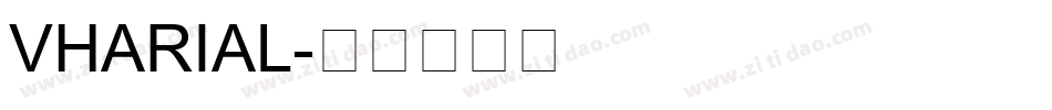 VHARIAL字体转换