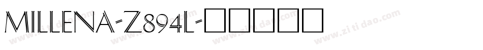 Millena-z894L字体转换