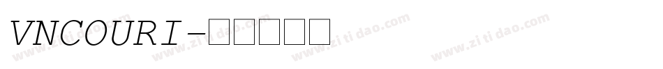 VNCOURI字体转换