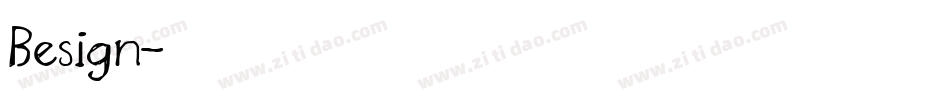 Besign字体转换