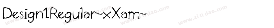 Design1Regular-xXam字体转换