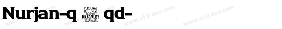 Nurjan-q1qd字体转换