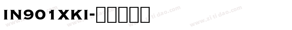 IN901XKI字体转换