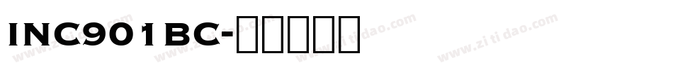 INC901BC字体转换