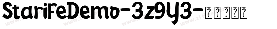 StarifeDemo-3z9Y3字体转换