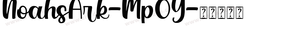 NoahsArk-MpOY字体转换