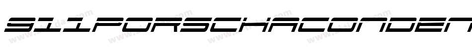 911PorschaCondensed-XO9P字体转换